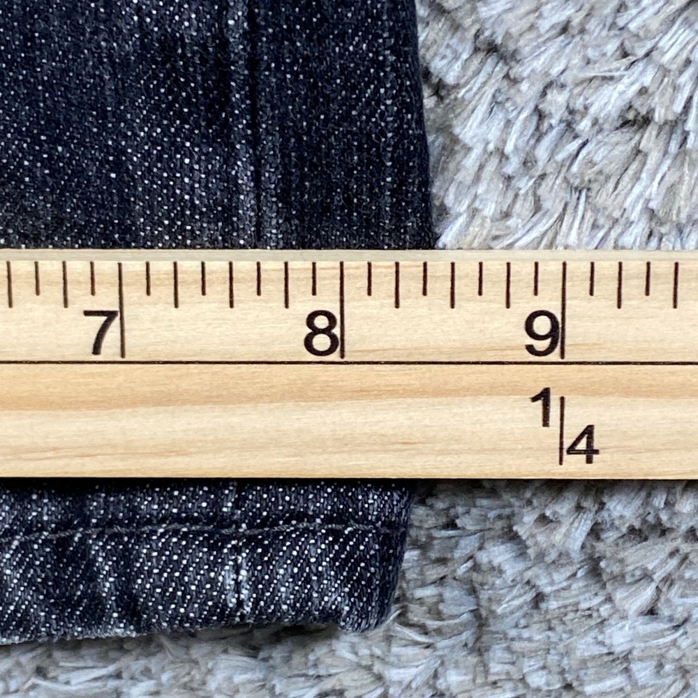 Levi 514 Jeans Mens 34x32 Black Denim Straight Fit Classic Casual Cotton Pant - Picture 6 of 9
